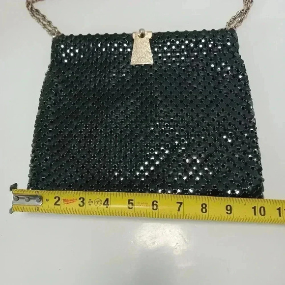 Whiting And Davis Mesh Metal Bag Black - Picture 4 of 9